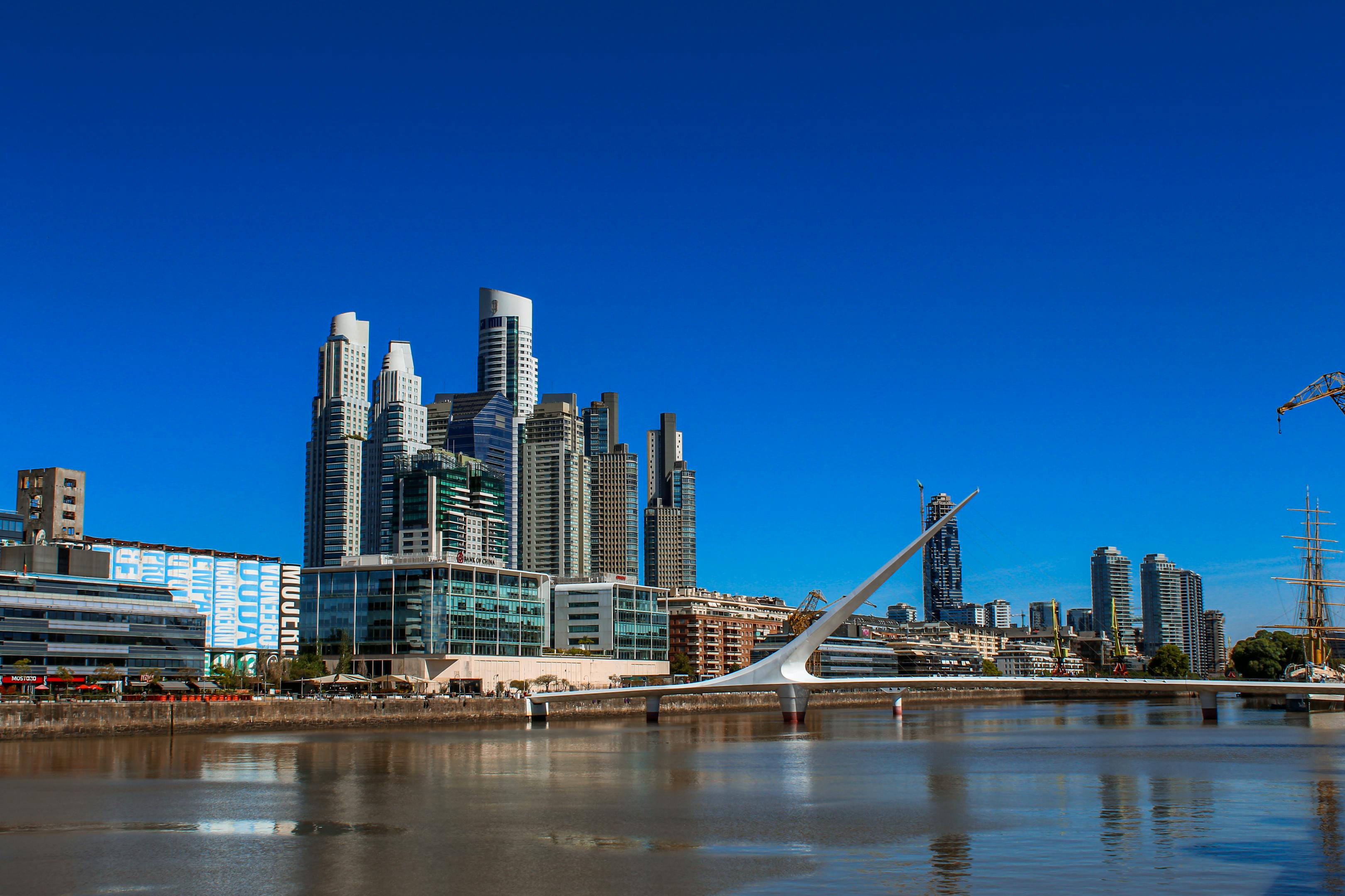 Modern residential towers in Puerto Madero, Buenos Aires
